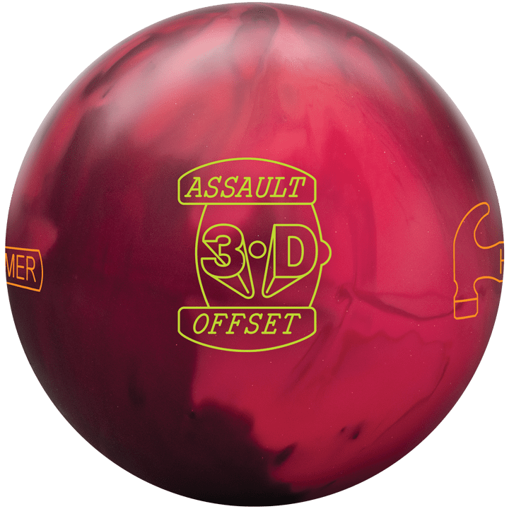 Hammer 3D Offset Assault - Bowlers Asylum - World Elite Bowling - SRGBBFS - Storm Bowling - Roto Grip Bowling - 900 Global Bowling - Motiv Bowling - Track Bowling - Brunswick Bowling - Radical Bowling - Ebonite Bowling - DV8 Bowling - Columbia 300 Bowling - Hammer Bowling