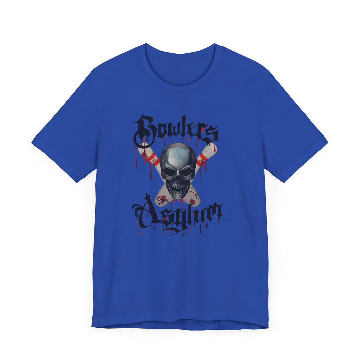 Unisex Jersey Short Sleeve Tee - Bowlers Asylum - World Elite Bowling - SRGBBFS - Storm Bowling - Roto Grip Bowling - 900 Global Bowling - Motiv Bowling - Track Bowling - Brunswick Bowling - Radical Bowling - Ebonite Bowling - DV8 Bowling - Columbia 300 Bowling - Hammer Bowling