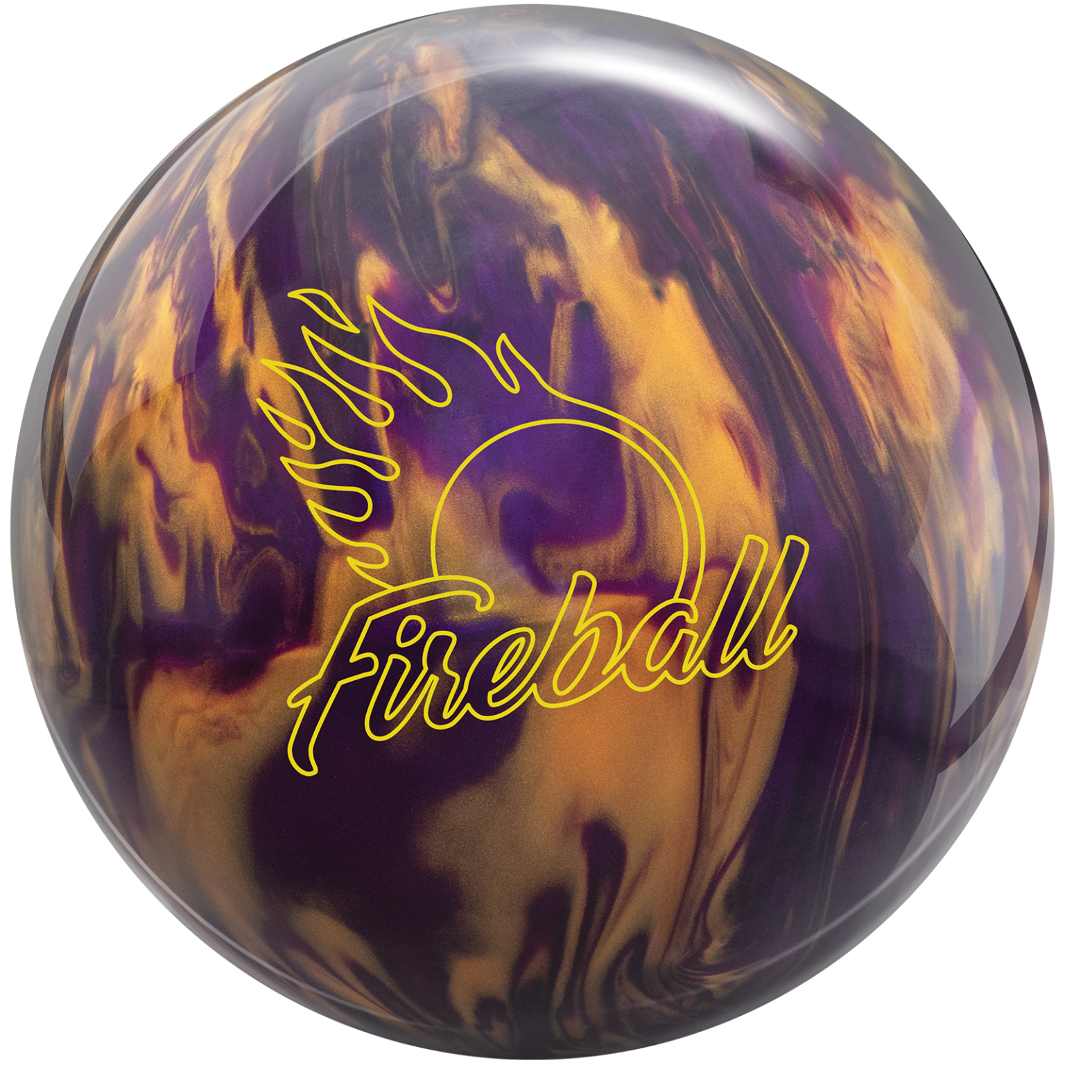 Ebonite Fireball Purple/Gold - Bowlers Asylum - World Elite Bowling - SRGBBFS - Storm Bowling - Roto Grip Bowling - 900 Global Bowling - Motiv Bowling - Track Bowling - Brunswick Bowling - Radical Bowling - Ebonite Bowling - DV8 Bowling - Columbia 300 Bowling - Hammer Bowling