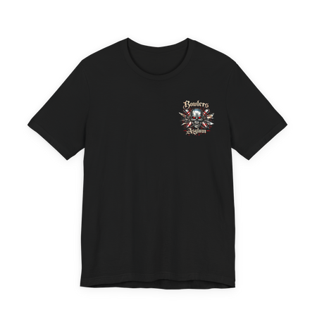 Welcome to the Asylum T-Shirt - Bowlers Asylum - World Elite Bowling - SRGBBFS - Storm Bowling - Roto Grip Bowling - 900 Global Bowling - Motiv Bowling - Track Bowling - Brunswick Bowling - Radical Bowling - Ebonite Bowling - DV8 Bowling - Columbia 300 Bowling - Hammer Bowling