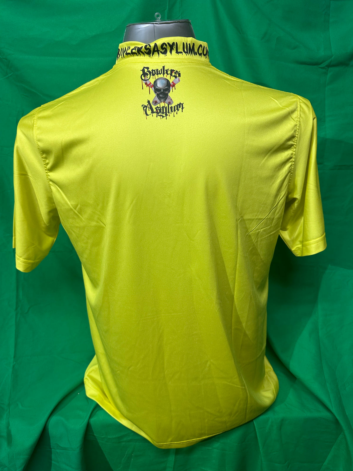 Bowlers Asylum Yellow Sash Zip Jersey - Bowlers Asylum - World Elite Bowling - SRGBBFS - Storm Bowling - Roto Grip Bowling - 900 Global Bowling - Motiv Bowling - Track Bowling - Brunswick Bowling - Radical Bowling - Ebonite Bowling - DV8 Bowling - Columbia 300 Bowling - Hammer Bowling