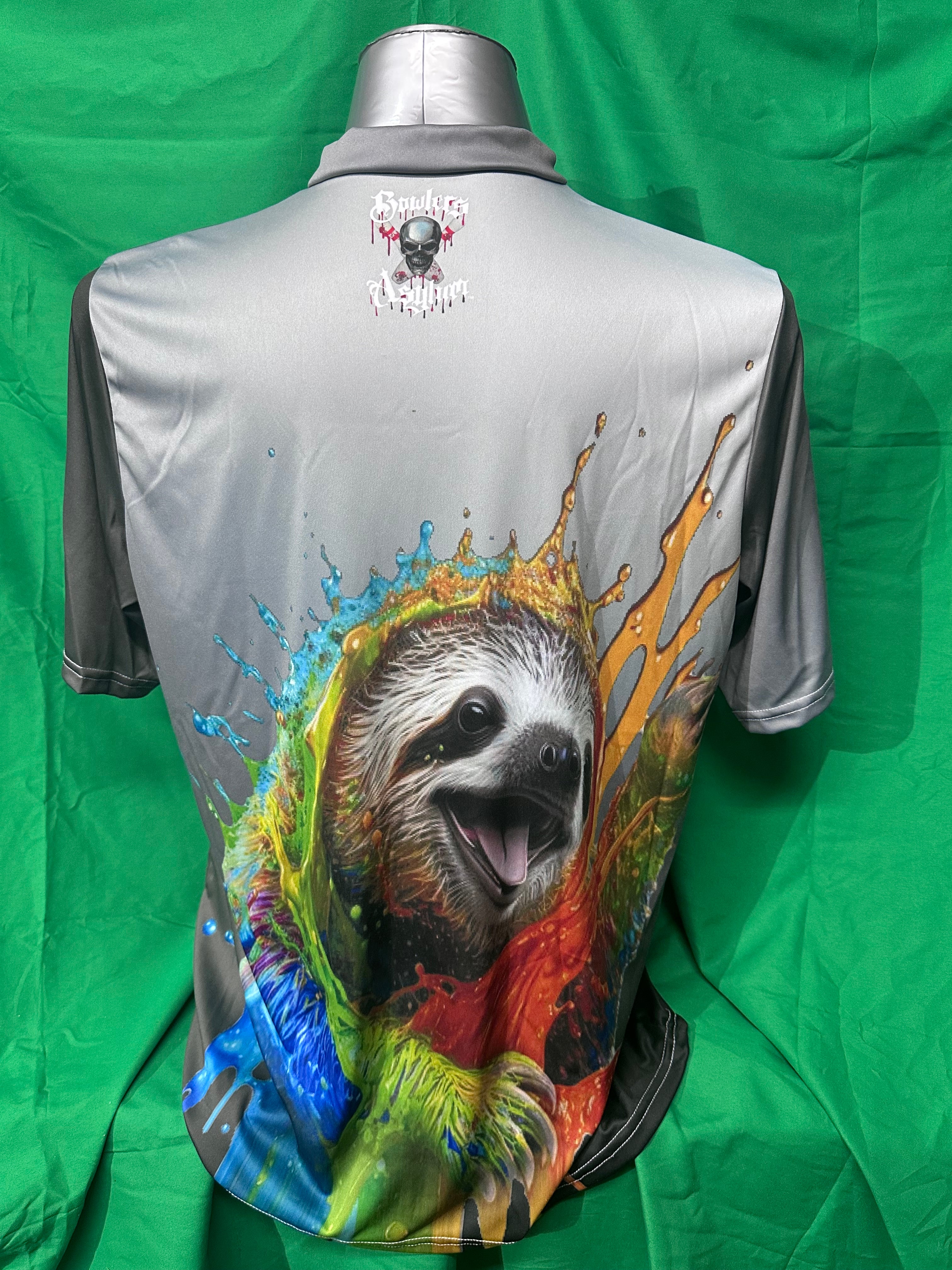 Bowlers Asylum Sloth Rainbow Sash Zip Jersey - Bowlers Asylum - World Elite Bowling - SRGBBFS - Storm Bowling - Roto Grip Bowling - 900 Global Bowling - Motiv Bowling - Track Bowling - Brunswick Bowling - Radical Bowling - Ebonite Bowling - DV8 Bowling - Columbia 300 Bowling - Hammer Bowling