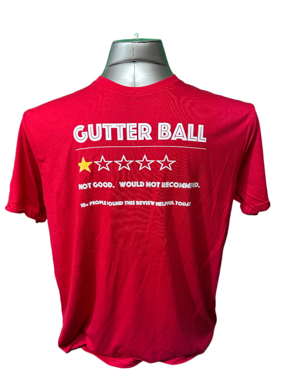 Gutter Ball T-Shirt - Bowlers Asylum - World Elite Bowling - SRGBBFS - Storm Bowling - Roto Grip Bowling - 900 Global Bowling - Motiv Bowling - Track Bowling - Brunswick Bowling - Radical Bowling - Ebonite Bowling - DV8 Bowling - Columbia 300 Bowling - Hammer Bowling