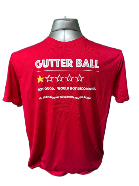 Gutter Ball T-Shirt - Bowlers Asylum - World Elite Bowling - SRGBBFS - Storm Bowling - Roto Grip Bowling - 900 Global Bowling - Motiv Bowling - Track Bowling - Brunswick Bowling - Radical Bowling - Ebonite Bowling - DV8 Bowling - Columbia 300 Bowling - Hammer Bowling
