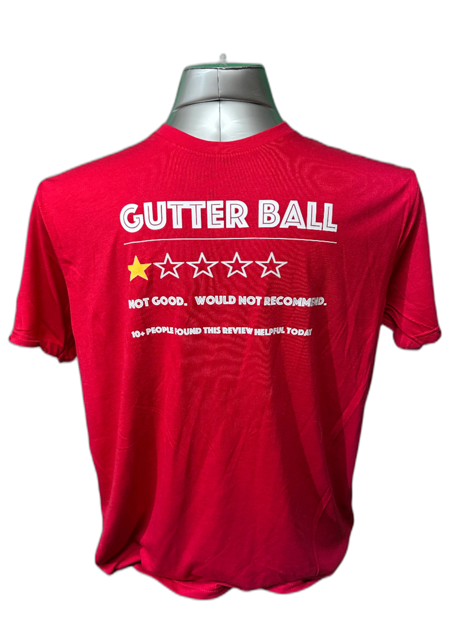 Gutter Ball T-Shirt - Bowlers Asylum - World Elite Bowling - SRGBBFS - Storm Bowling - Roto Grip Bowling - 900 Global Bowling - Motiv Bowling - Track Bowling - Brunswick Bowling - Radical Bowling - Ebonite Bowling - DV8 Bowling - Columbia 300 Bowling - Hammer Bowling