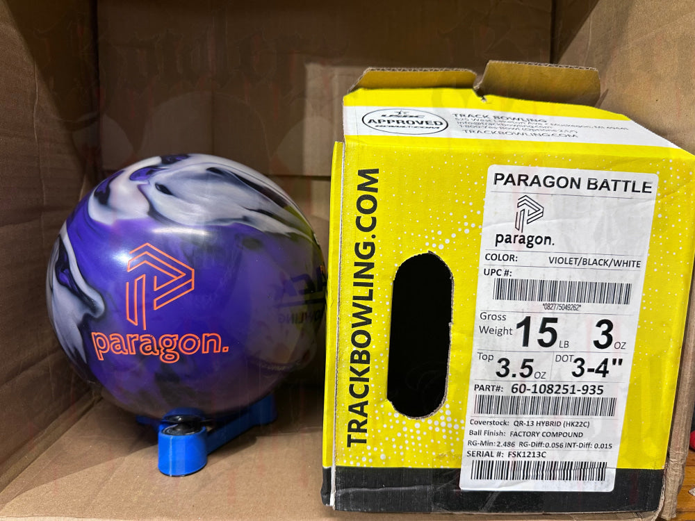 Track Paragon Battle 15 lbs - Bowlers Asylum - World Elite Bowling - SRGBBFS - Storm Bowling - Roto Grip Bowling - 900 Global Bowling - Motiv Bowling - Track Bowling - Brunswick Bowling - Radical Bowling - Ebonite Bowling - DV8 Bowling - Columbia 300 Bowling - Hammer Bowling