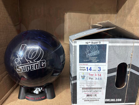 Storm IQ Super G 14 lbs - Bowlers Asylum - World Elite Bowling - SRGBBFS - Storm Bowling - Roto Grip Bowling - 900 Global Bowling - Motiv Bowling - Track Bowling - Brunswick Bowling - Radical Bowling - Ebonite Bowling - DV8 Bowling - Columbia 300 Bowling - Hammer Bowling