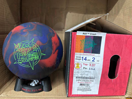 Roto Grip RST Crash 14 lbs - Bowlers Asylum - World Elite Bowling - SRGBBFS - Storm Bowling - Roto Grip Bowling - 900 Global Bowling - Motiv Bowling - Track Bowling - Brunswick Bowling - Radical Bowling - Ebonite Bowling - DV8 Bowling - Columbia 300 Bowling - Hammer Bowling