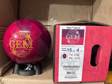 Load image into Gallery viewer, Roto Grip Gem Garnet 15 lbs - Bowlers Asylum - World Elite Bowling - SRGBBFS - Storm Bowling - Roto Grip Bowling - 900 Global Bowling - Motiv Bowling - Track Bowling - Brunswick Bowling - Radical Bowling - Ebonite Bowling - DV8 Bowling - Columbia 300 Bowling - Hammer Bowling
