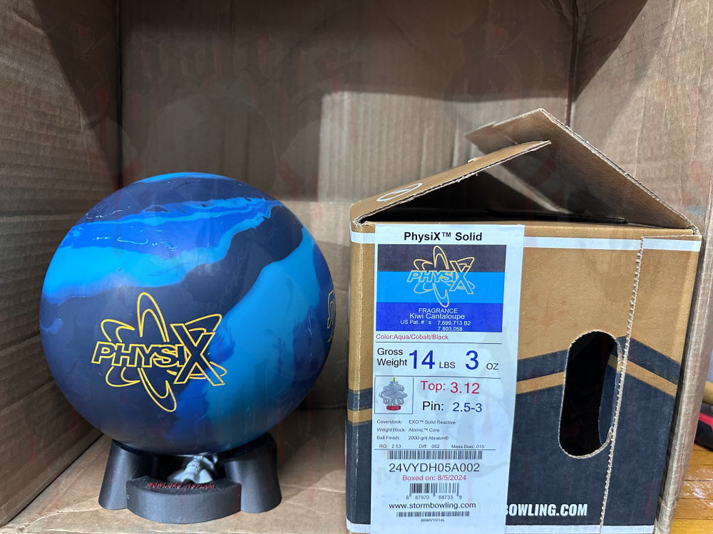 Storm Physix Solid 14 lbs - Bowlers Asylum - World Elite Bowling - SRGBBFS - Storm Bowling - Roto Grip Bowling - 900 Global Bowling - Motiv Bowling - Track Bowling - Brunswick Bowling - Radical Bowling - Ebonite Bowling - DV8 Bowling - Columbia 300 Bowling - Hammer Bowling