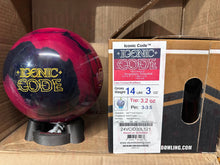 Load image into Gallery viewer, Storm Iconic Code 14 lbs - Bowlers Asylum - World Elite Bowling - SRGBBFS - Storm Bowling - Roto Grip Bowling - 900 Global Bowling - Motiv Bowling - Track Bowling - Brunswick Bowling - Radical Bowling - Ebonite Bowling - DV8 Bowling - Columbia 300 Bowling - Hammer Bowling
