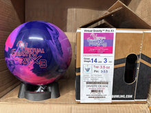 Load image into Gallery viewer, Storm Virtual Gravity Pro X 3 14 lbs - Bowlers Asylum - World Elite Bowling - SRGBBFS - Storm Bowling - Roto Grip Bowling - 900 Global Bowling - Motiv Bowling - Track Bowling - Brunswick Bowling - Radical Bowling - Ebonite Bowling - DV8 Bowling - Columbia 300 Bowling - Hammer Bowling
