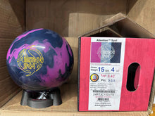 Load image into Gallery viewer, Roto Grip Attention Spot 15 lbs - Bowlers Asylum - World Elite Bowling - SRGBBFS - Storm Bowling - Roto Grip Bowling - 900 Global Bowling - Motiv Bowling - Track Bowling - Brunswick Bowling - Radical Bowling - Ebonite Bowling - DV8 Bowling - Columbia 300 Bowling - Hammer Bowling
