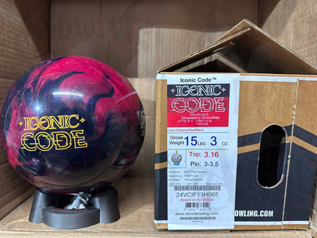 Storm Iconic Code 15 lbs - Bowlers Asylum - World Elite Bowling - SRGBBFS - Storm Bowling - Roto Grip Bowling - 900 Global Bowling - Motiv Bowling - Track Bowling - Brunswick Bowling - Radical Bowling - Ebonite Bowling - DV8 Bowling - Columbia 300 Bowling - Hammer Bowling