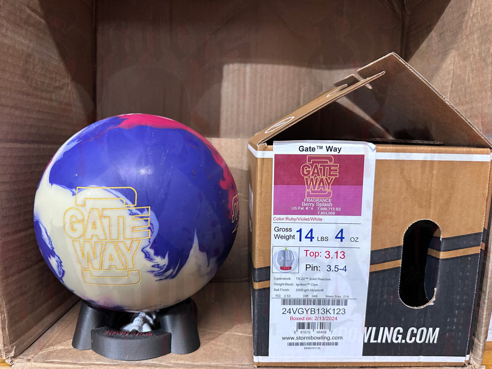 Storm Gate Way 14 lbs - Bowlers Asylum - World Elite Bowling - SRGBBFS - Storm Bowling - Roto Grip Bowling - 900 Global Bowling - Motiv Bowling - Track Bowling - Brunswick Bowling - Radical Bowling - Ebonite Bowling - DV8 Bowling - Columbia 300 Bowling - Hammer Bowling