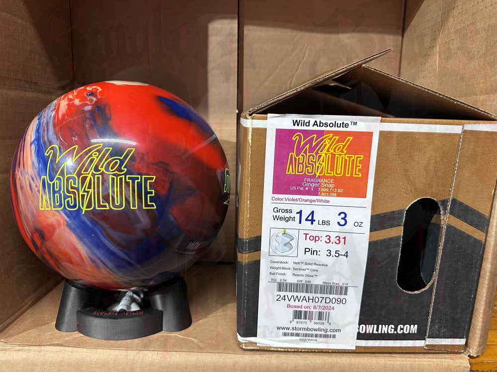 Storm Wild Absolute 14 lbs - Bowlers Asylum - World Elite Bowling - SRGBBFS - Storm Bowling - Roto Grip Bowling - 900 Global Bowling - Motiv Bowling - Track Bowling - Brunswick Bowling - Radical Bowling - Ebonite Bowling - DV8 Bowling - Columbia 300 Bowling - Hammer Bowling