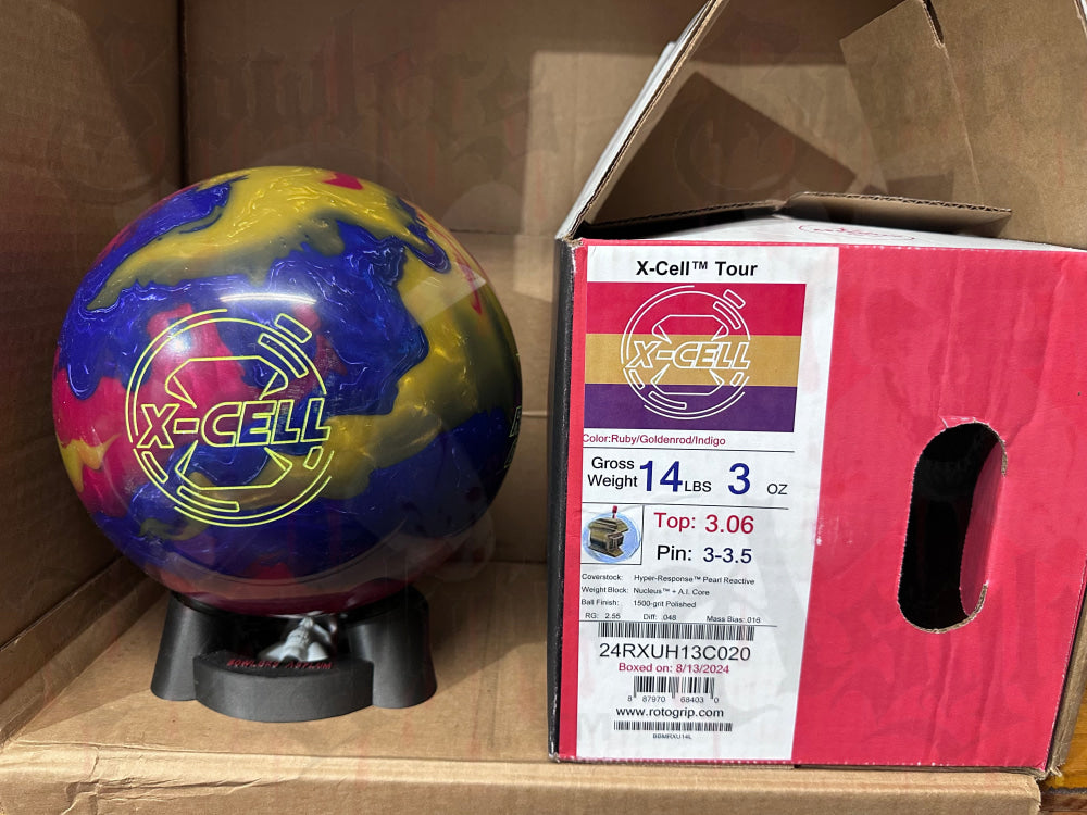 Roto Grip X-Cell Tour 14 lbs - Bowlers Asylum - World Elite Bowling - SRGBBFS - Storm Bowling - Roto Grip Bowling - 900 Global Bowling - Motiv Bowling - Track Bowling - Brunswick Bowling - Radical Bowling - Ebonite Bowling - DV8 Bowling - Columbia 300 Bowling - Hammer Bowling