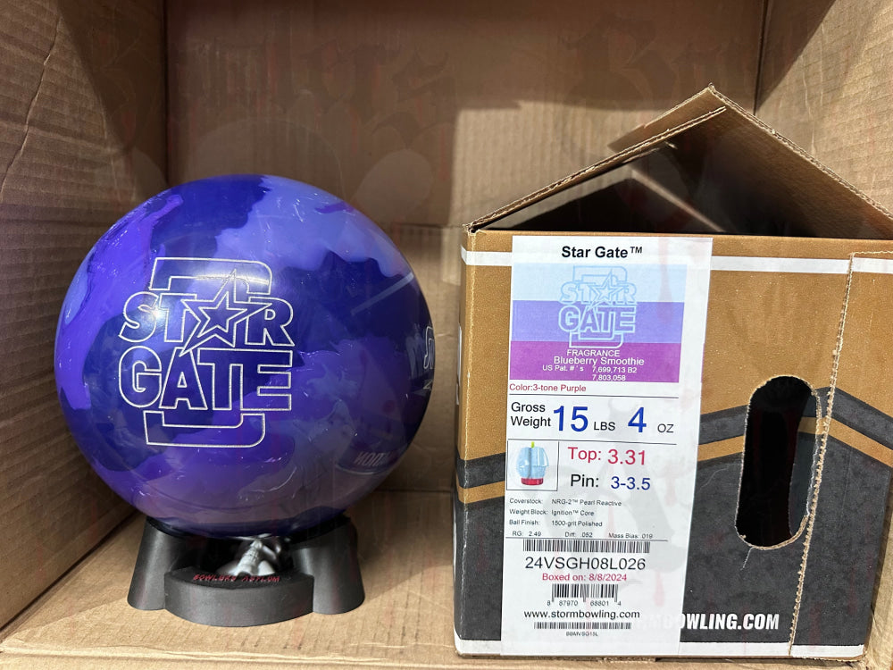 Storm Star Gate 15 lbs - Bowlers Asylum - World Elite Bowling - SRGBBFS - Storm Bowling - Roto Grip Bowling - 900 Global Bowling - Motiv Bowling - Track Bowling - Brunswick Bowling - Radical Bowling - Ebonite Bowling - DV8 Bowling - Columbia 300 Bowling - Hammer Bowling