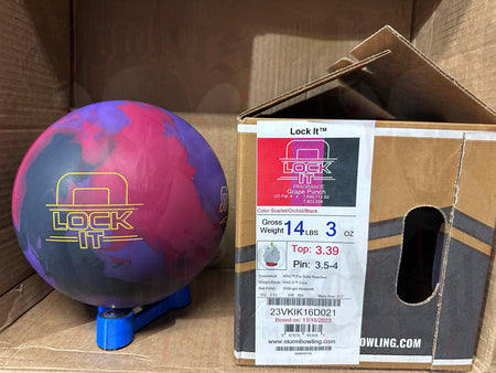 Storm Lock It 14 lbs - Bowlers Asylum - World Elite Bowling - SRGBBFS - Storm Bowling - Roto Grip Bowling - 900 Global Bowling - Motiv Bowling - Track Bowling - Brunswick Bowling - Radical Bowling - Ebonite Bowling - DV8 Bowling - Columbia 300 Bowling - Hammer Bowling