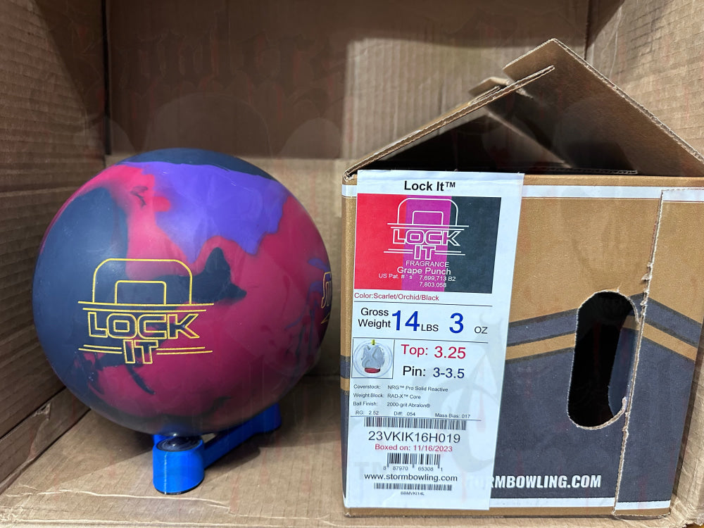 Storm Lock It 14 lbs - Bowlers Asylum - World Elite Bowling - SRGBBFS - Storm Bowling - Roto Grip Bowling - 900 Global Bowling - Motiv Bowling - Track Bowling - Brunswick Bowling - Radical Bowling - Ebonite Bowling - DV8 Bowling - Columbia 300 Bowling - Hammer Bowling