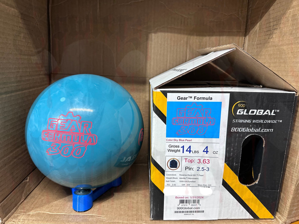 900 Global Gear 300 Formula 14 lbs - Bowlers Asylum - World Elite Bowling - SRGBBFS - Storm Bowling - Roto Grip Bowling - 900 Global Bowling - Motiv Bowling - Track Bowling - Brunswick Bowling - Radical Bowling - Ebonite Bowling - DV8 Bowling - Columbia 300 Bowling - Hammer Bowling