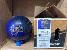 Load image into Gallery viewer, Storm Genius Solution 15 lbs - Bowlers Asylum - World Elite Bowling - SRGBBFS - Storm Bowling - Roto Grip Bowling - 900 Global Bowling - Motiv Bowling - Track Bowling - Brunswick Bowling - Radical Bowling - Ebonite Bowling - DV8 Bowling - Columbia 300 Bowling - Hammer Bowling
