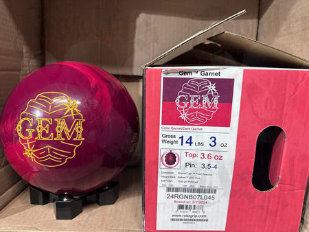 Roto Grip Gem Garnet 14 lbs - Bowlers Asylum - World Elite Bowling - SRGBBFS - Storm Bowling - Roto Grip Bowling - 900 Global Bowling - Motiv Bowling - Track Bowling - Brunswick Bowling - Radical Bowling - Ebonite Bowling - DV8 Bowling - Columbia 300 Bowling - Hammer Bowling