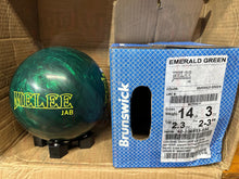 Load image into Gallery viewer, Brunswick Melee Jab Emerald 14 lbs - Bowlers Asylum - SRGBBFS
