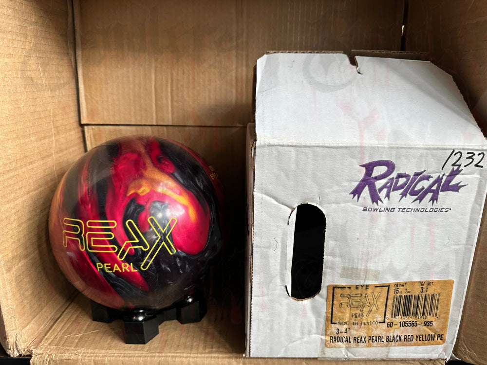 Radical Reax Pearl 15 lbs - Bowlers Asylum - World Elite Bowling - SRGBBFS