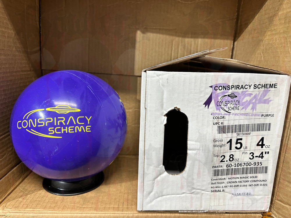 Radical Conspiracy Scheme 15 lbs - Bowlers Asylum - World Elite Bowling - SRGBBFS