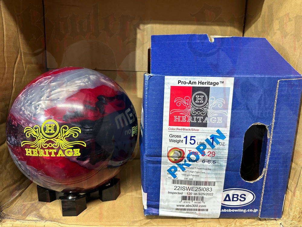 ABS PRO-AM Heritage Pro-Pin - Bowlers Asylum - World Elite Bowling - SRGBBFS - Storm Bowling - Roto Grip Bowling - 900 Global Bowling - Motiv Bowling - Track Bowling - Brunswick Bowling - Radical Bowling - Ebonite Bowling - DV8 Bowling - Columbia 300 Bowling - Hammer Bowling