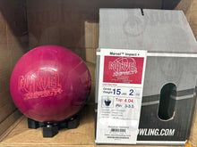 Load image into Gallery viewer, Storm Marvel Impact+ 15 lbs - Bowlers Asylum - World Elite Bowling - SRGBBFS - Storm Bowling - Roto Grip Bowling - 900 Global Bowling - Motiv Bowling - Track Bowling - Brunswick Bowling - Radical Bowling - Ebonite Bowling - DV8 Bowling - Columbia 300 Bowling - Hammer Bowling
