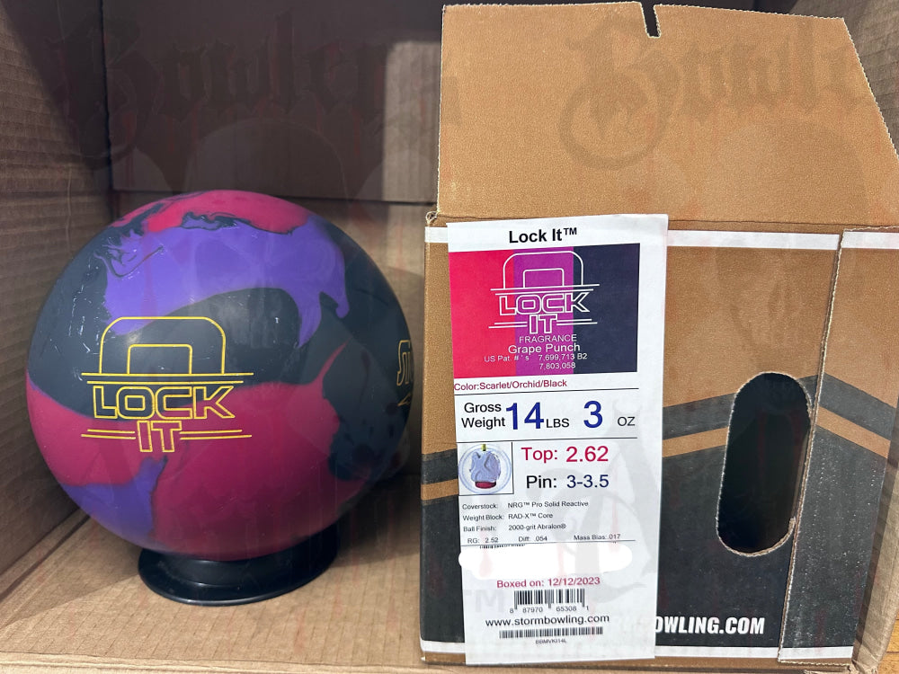 Storm Lock It 14 lbs - Bowlers Asylum - World Elite Bowling - SRGBBFS - Storm Bowling - Roto Grip Bowling - 900 Global Bowling - Motiv Bowling - Track Bowling - Brunswick Bowling - Radical Bowling - Ebonite Bowling - DV8 Bowling - Columbia 300 Bowling - Hammer Bowling