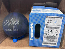 Load image into Gallery viewer, Brunswick LT-48 Pro Purple 14 lbs - Bowlers Asylum - World Elite Bowling - SRGBBFS - Storm Bowling - Roto Grip Bowling - 900 Global Bowling - Motiv Bowling - Track Bowling - Brunswick Bowling - Radical Bowling - Ebonite Bowling - DV8 Bowling - Columbia 300 Bowling - Hammer Bowling
