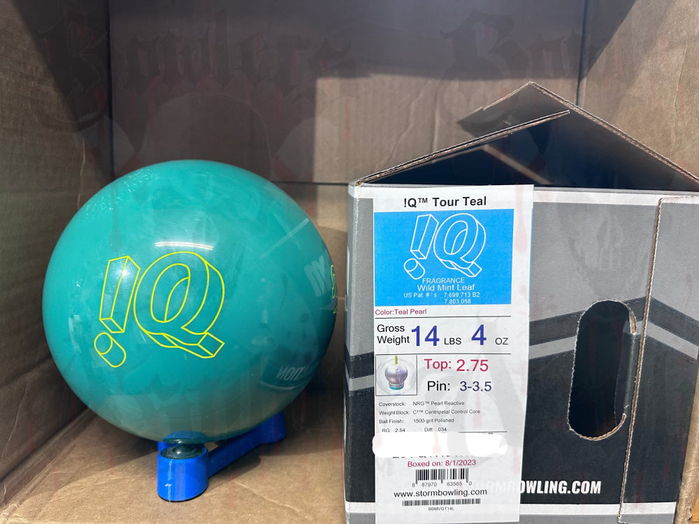 Storm IQ Tour Teal 14 lbs - Bowlers Asylum - World Elite Bowling - SRGBBFS - Storm Bowling - Roto Grip Bowling - 900 Global Bowling - Motiv Bowling - Track Bowling - Brunswick Bowling - Radical Bowling - Ebonite Bowling - DV8 Bowling - Columbia 300 Bowling - Hammer Bowling