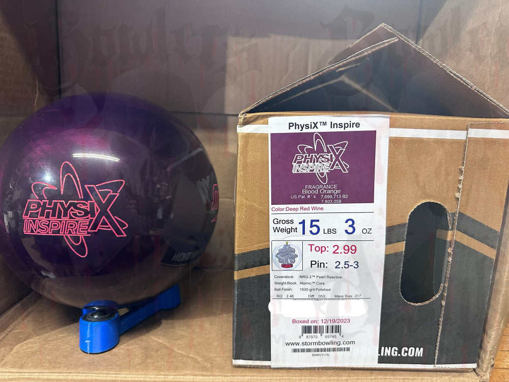 Storm Physix Inspire 15 lbs - Bowlers Asylum - World Elite Bowling - SRGBBFS - Storm Bowling - Roto Grip Bowling - 900 Global Bowling - Motiv Bowling - Track Bowling - Brunswick Bowling - Radical Bowling - Ebonite Bowling - DV8 Bowling - Columbia 300 Bowling - Hammer Bowling