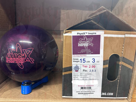 Storm Physix Inspire 15 lbs - Bowlers Asylum - World Elite Bowling - SRGBBFS - Storm Bowling - Roto Grip Bowling - 900 Global Bowling - Motiv Bowling - Track Bowling - Brunswick Bowling - Radical Bowling - Ebonite Bowling - DV8 Bowling - Columbia 300 Bowling - Hammer Bowling