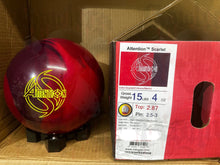 Load image into Gallery viewer, Roto Grip Attention Scarlet 15 lbs - Bowlers Asylum - SRGBBFS

