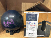 Load image into Gallery viewer, Storm Solution Black 15 lbs - Bowlers Asylum - World Elite Bowling - SRGBBFS - Storm Bowling - Roto Grip Bowling - 900 Global Bowling - Motiv Bowling - Track Bowling - Brunswick Bowling - Radical Bowling - Ebonite Bowling - DV8 Bowling - Columbia 300 Bowling - Hammer Bowling
