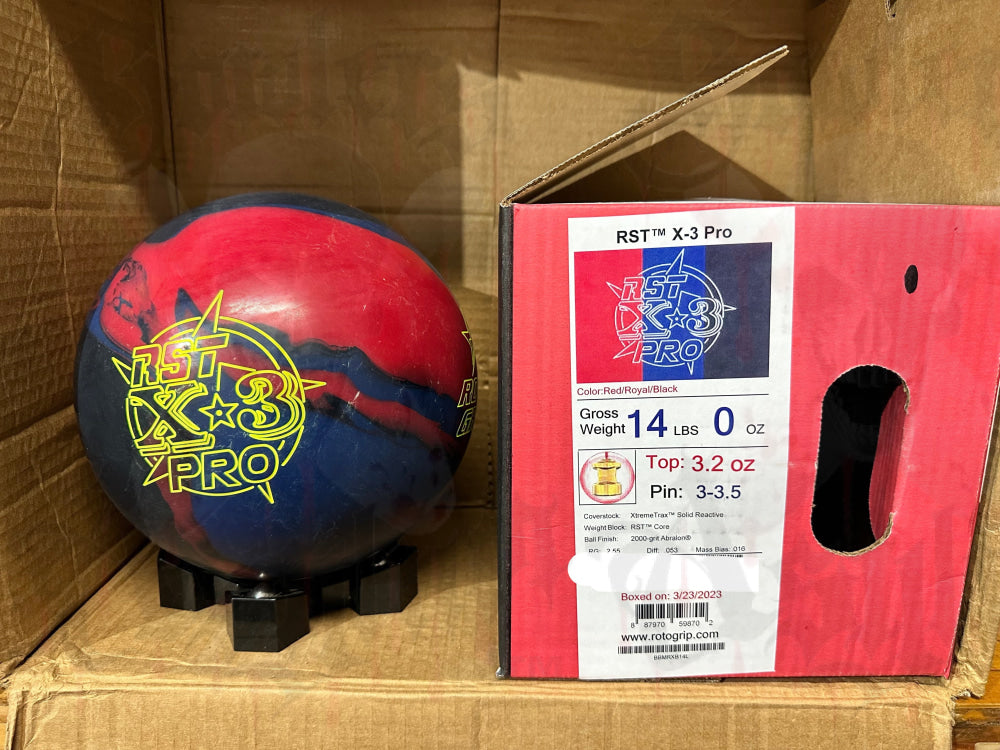 Roto Grip RST-X3 Pro 14 lbs - Bowlers Asylum - World Elite Bowling - SRGBBFS - Storm Bowling - Roto Grip Bowling - 900 Global Bowling - Motiv Bowling - Track Bowling - Brunswick Bowling - Radical Bowling - Ebonite Bowling - DV8 Bowling - Columbia 300 Bowling - Hammer Bowling