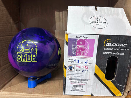 900 Global Zen Sage 14 lbs - Bowlers Asylum - World Elite Bowling - SRGBBFS - Storm Bowling - Roto Grip Bowling - 900 Global Bowling - Motiv Bowling - Track Bowling - Brunswick Bowling - Radical Bowling - Ebonite Bowling - DV8 Bowling - Columbia 300 Bowling - Hammer Bowling