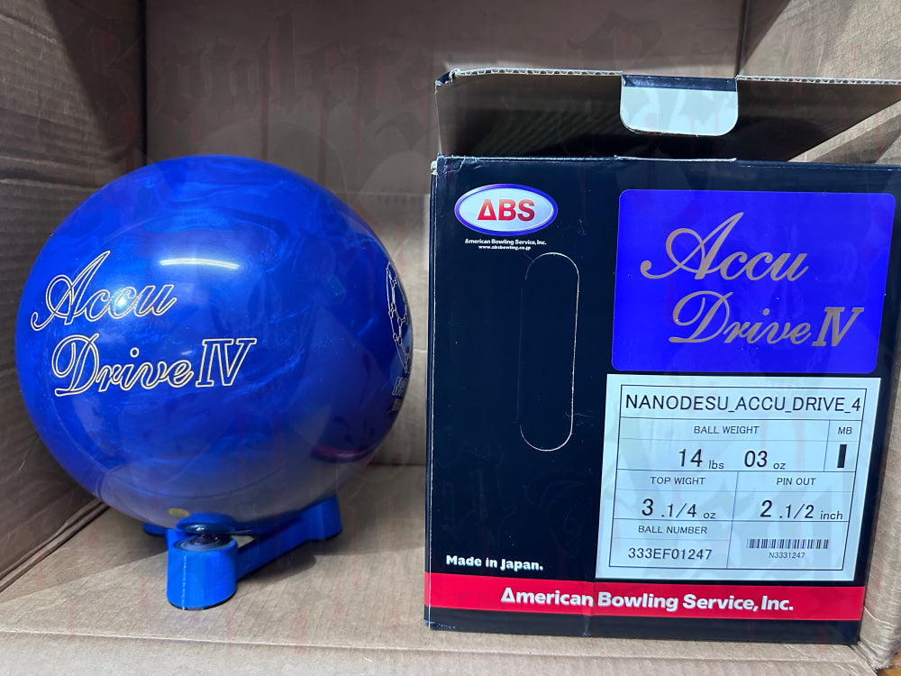 ABS Nanodesu Accu Drive IV 14 lbs - Bowlers Asylum - World Elite Bowling - SRGBBFS - Storm Bowling - Roto Grip Bowling - 900 Global Bowling - Motiv Bowling - Track Bowling - Brunswick Bowling - Radical Bowling - Ebonite Bowling - DV8 Bowling - Columbia 300 Bowling - Hammer Bowling