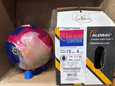 900 Global Cruise Control 15 lbs - Bowlers Asylum - World Elite Bowling - SRGBBFS - Storm Bowling - Roto Grip Bowling - 900 Global Bowling - Motiv Bowling - Track Bowling - Brunswick Bowling - Radical Bowling - Ebonite Bowling - DV8 Bowling - Columbia 300 Bowling - Hammer Bowling