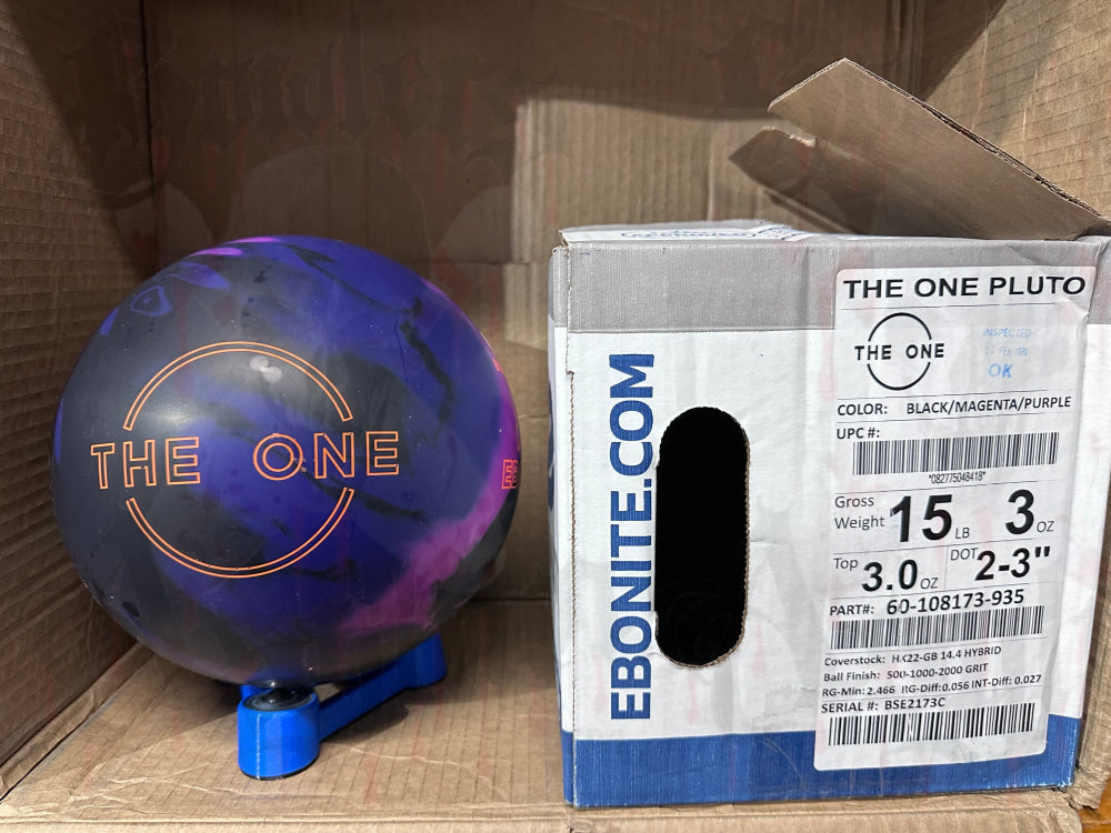 Ebonite The One Pluto 15 lbs - Bowlers Asylum - World Elite Bowling - SRGBBFS - Storm Bowling - Roto Grip Bowling - 900 Global Bowling - Motiv Bowling - Track Bowling - Brunswick Bowling - Radical Bowling - Ebonite Bowling - DV8 Bowling - Columbia 300 Bowling - Hammer Bowling