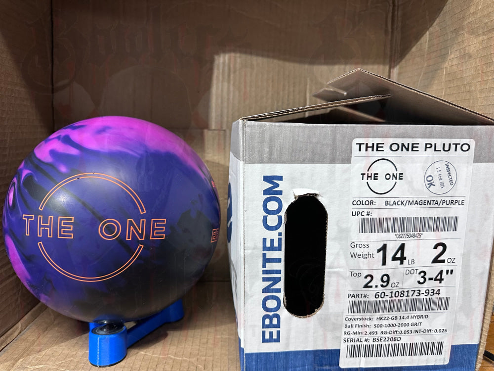 Ebonite The One Pluto 14 lbs - Bowlers Asylum - World Elite Bowling - SRGBBFS - Storm Bowling - Roto Grip Bowling - 900 Global Bowling - Motiv Bowling - Track Bowling - Brunswick Bowling - Radical Bowling - Ebonite Bowling - DV8 Bowling - Columbia 300 Bowling - Hammer Bowling