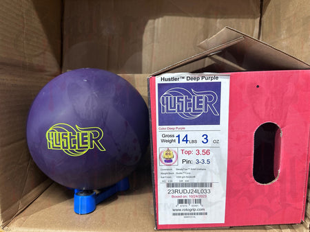 Roto Grip Hustler Deep Purple 14 lbs - Bowlers Asylum - World Elite Bowling - SRGBBFS - Storm Bowling - Roto Grip Bowling - 900 Global Bowling - Motiv Bowling - Track Bowling - Brunswick Bowling - Radical Bowling - Ebonite Bowling - DV8 Bowling - Columbia 300 Bowling - Hammer Bowling