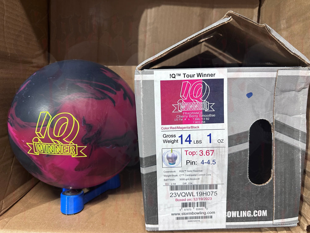 Storm IQ Tour Winner 14 lbs - Bowlers Asylum - World Elite Bowling - SRGBBFS - Storm Bowling - Roto Grip Bowling - 900 Global Bowling - Motiv Bowling - Track Bowling - Brunswick Bowling - Radical Bowling - Ebonite Bowling - DV8 Bowling - Columbia 300 Bowling - Hammer Bowling