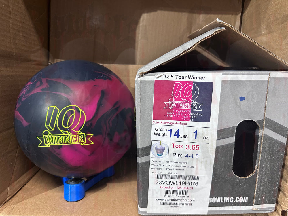 Storm IQ Tour Winner 14 lbs - Bowlers Asylum - World Elite Bowling - SRGBBFS - Storm Bowling - Roto Grip Bowling - 900 Global Bowling - Motiv Bowling - Track Bowling - Brunswick Bowling - Radical Bowling - Ebonite Bowling - DV8 Bowling - Columbia 300 Bowling - Hammer Bowling