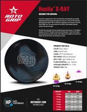 Load image into Gallery viewer, Roto Grip Hustle X-Ray - Bowlers Asylum - World Elite Bowling - SRGBBFS - Storm Bowling - Roto Grip Bowling - 900 Global Bowling - Motiv Bowling - Track Bowling - Brunswick Bowling - Radical Bowling - Ebonite Bowling - DV8 Bowling - Columbia 300 Bowling - Hammer Bowling
