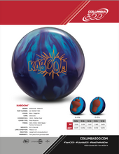 Load image into Gallery viewer, Columbia 300 Kaboom - Bowlers Asylum - World Elite Bowling - SRGBBFS - Storm Bowling - Roto Grip Bowling - 900 Global Bowling - Motiv Bowling - Track Bowling - Brunswick Bowling - Radical Bowling - Ebonite Bowling - DV8 Bowling - Columbia 300 Bowling - Hammer Bowling
